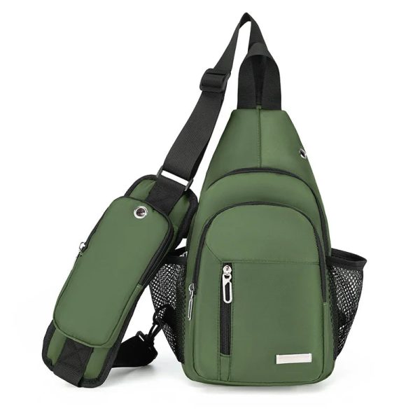 Oxford Chest Bag For Men Multifunctional Casual Fashion Trend Shoulder Bag For Outdoor Sports Versatile Crossbody Bag