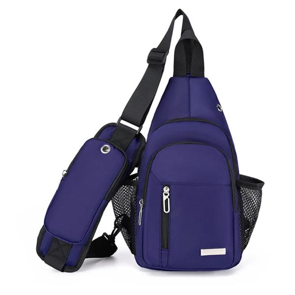 Oxford Chest Bag For Men Multifunctional Casual Fashion Trend Shoulder Bag For Outdoor Sports Versatile Crossbody Bag