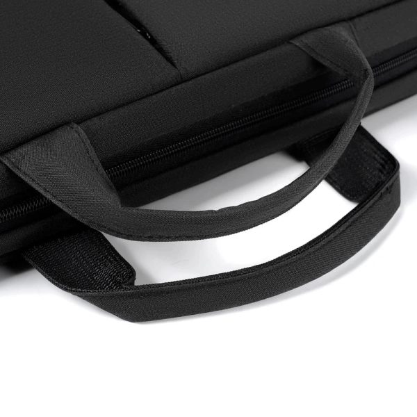 Portable Split Waterproof Fabric Laptop Bag Men And Women Handheld Shoulder City Casual Commuter Briefcase