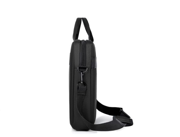 Portable Split Waterproof Fabric Laptop Bag Men And Women Handheld Shoulder City Casual Commuter Briefcase