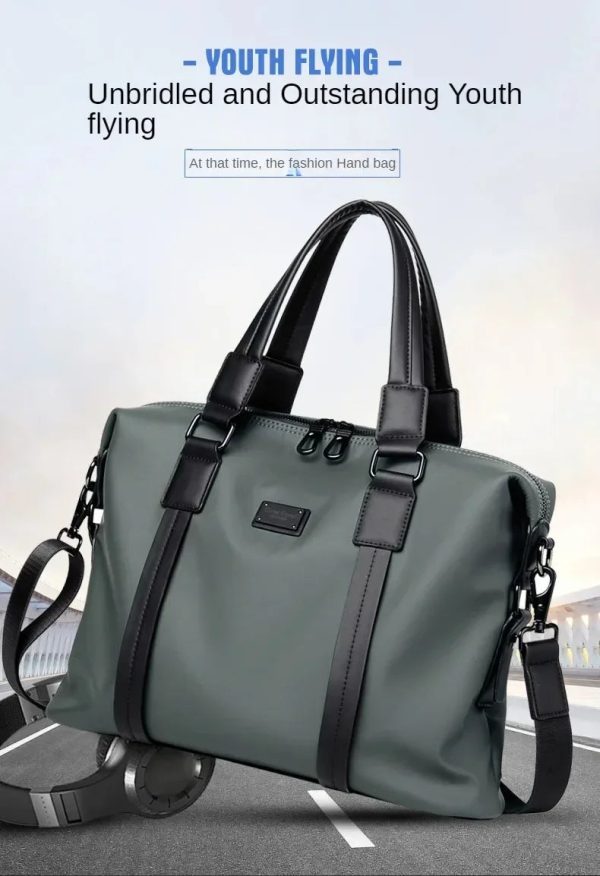 Leather Bag for Men Luxury Bag Brand Executive Briefcase Man  Side Bags Suitcase Laptop Men's Handbag Women's Japanese