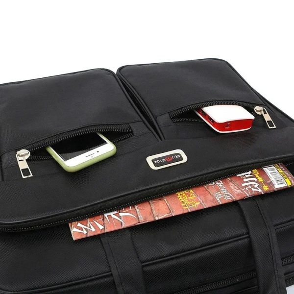 Simple Tote Men Business Briefcase Handbag For 15.6 inch Laptop Bags Large Capacity Shoulder Bags Travel Notebook Messenger Bag