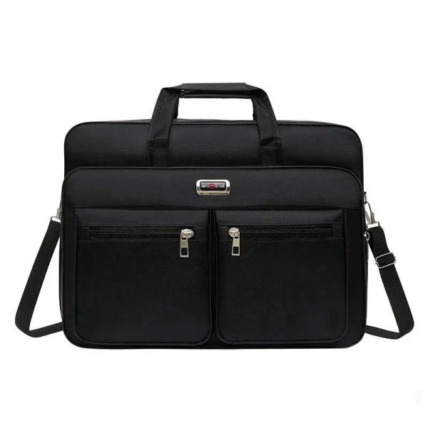 Simple Tote Men Business Briefcase Handbag For 15.6 inch Laptop Bags Large Capacity Shoulder Bags Travel Notebook Messenger Bag