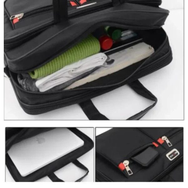 Simple Tote Men Business Briefcase Handbag For 15.6 inch Laptop Bags Large Capacity Shoulder Bags Travel Notebook Messenger Bag