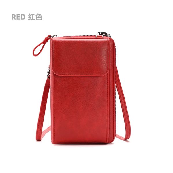 Small Crossbody Messenger Bags For Women Ladies Mobile Phone Pouch Portable Shoulder Wallet Mini Handbag Card Holder Coin Purse