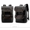 UltraKey New Fashion men's PU leather travel large capacity shoulder bag  backpack