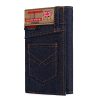 Vintage Men Wallet Coin Bag Long Style Purse Denim Cloth Wallets for Men Zipper Wallet High-capacity Luxury Clutch Bag Billetera