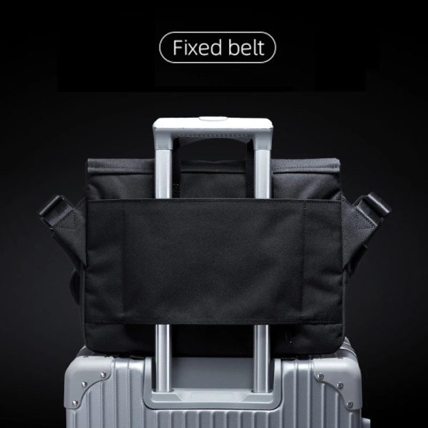 Waterproof Messenger Bag for Men, 14 inch Laptop Crossbody Bag, Reflective Durable Carrying Bag for Work Casual Travel