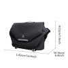Waterproof Messenger Bag for Men, 14 inch Laptop Crossbody Bag, Reflective Durable Carrying Bag for Work Casual Travel